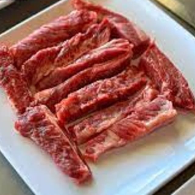 (D) BBQ Marinated Rib Finger.