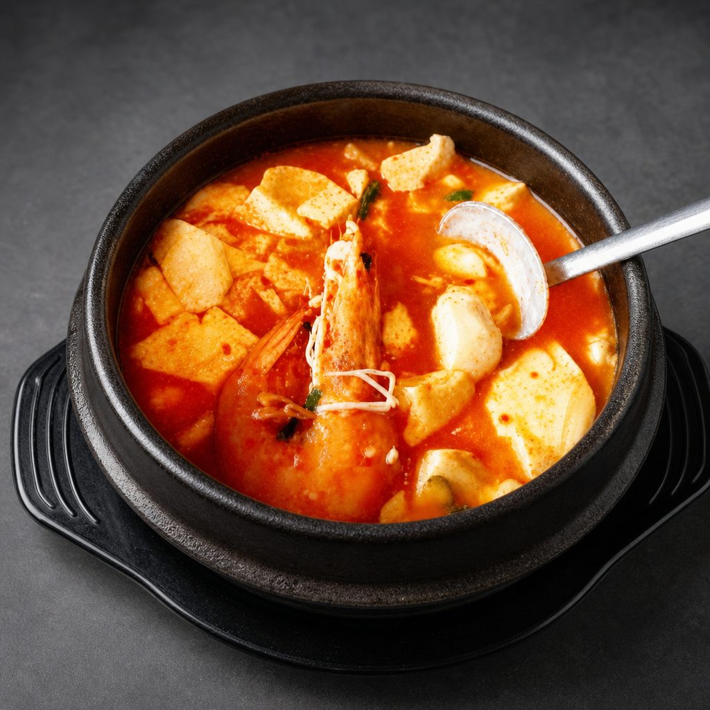 Special Seafood Tofu Soup.