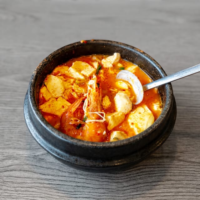 Special Seafood Tofu Soup.